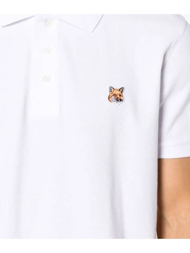 Maison Kitsune Fox Patch Polo Short Sleeve T Shirt LM00208 - POLO RALPH LAUREN - BALAAN 4