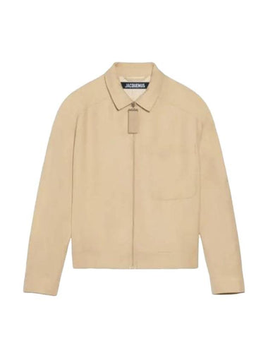 Le Blouson Linu Zip Up Jacket Beige - JACQUEMUS - BALAAN 1