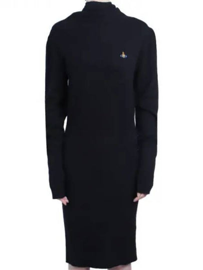 Bea Logo Midi Dress Black - VIVIENNE WESTWOOD - BALAAN 2