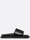 Aqua Quilted Smooth Calfskin Sandal Black - DIOR - BALAAN 5