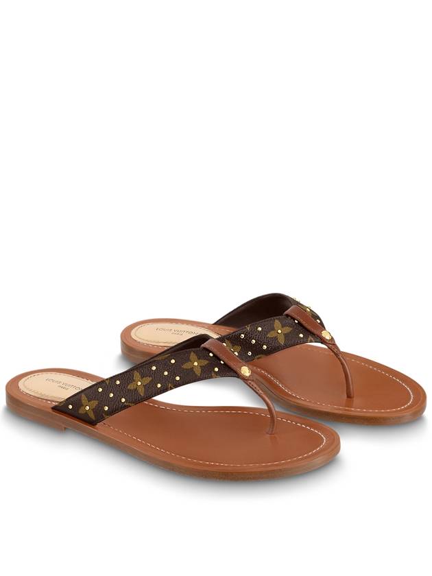 NEWSunny Flat Strap Sandals 1AB37R - LOUIS VUITTON - BALAAN 3