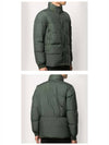 Garment Dyed Crinkle Labs Down Padding Dark Green - STONE ISLAND - BALAAN 6