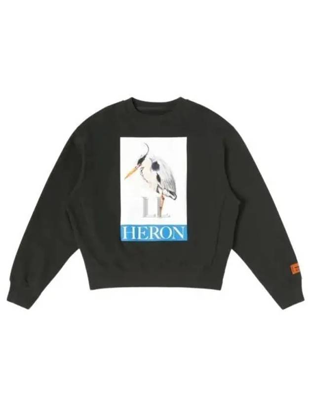 Bird Painted Sweatshirt Black - HERON PRESTON - BALAAN 2