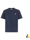 Fox Head Patch Classic Short Sleeve T-Shirt Ink Blue - MAISON KITSUNE - BALAAN 2