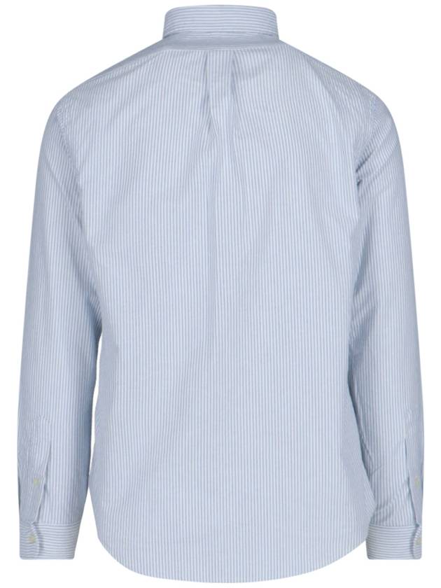 Men's Striped Oxford Slim Fit Long Sleeve Shirt Blue - POLO RALPH LAUREN - BALAAN 3