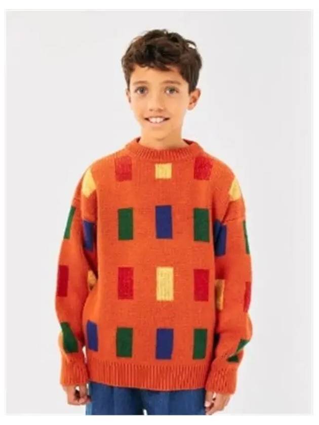 Kids Color Game All over Jacquard Sweatshirt B224AC118 - BOBO CHOSES - BALAAN 2