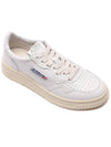 Medalist Leather Low Top Sneakers White - AUTRY - BALAAN 4