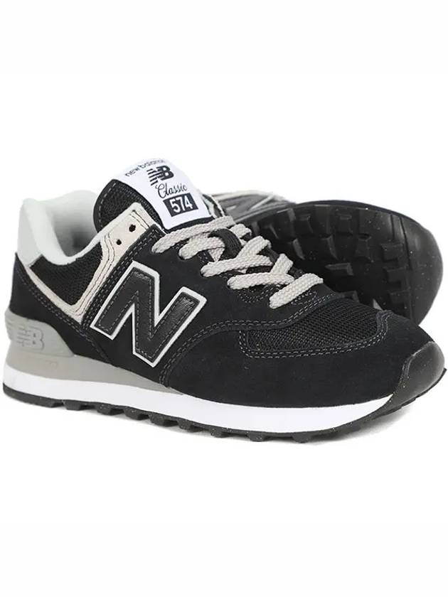 574 Low Top Sneakers Black - NEW BALANCE - BALAAN 3