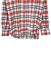 Tartan Check Cotton Long Sleeve Shirt Red - THOM BROWNE - BALAAN 4