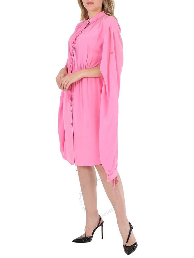 Burberry Ladies Bubblegum Pink Joyce Silk Dress, Brand Size 4 (US Size 2) - BURBERRY - BALAAN 3