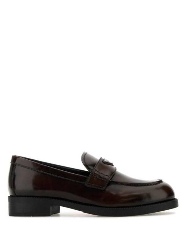 Women's Leather Loafers Brown - PRADA - BALAAN 2