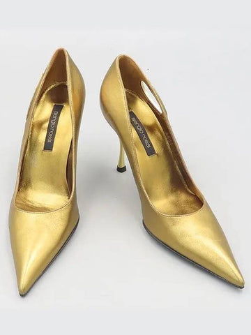 Smith Market Gold Shoes Women s - SERGIO ROSSI - BALAAN 1