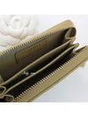 Classic Caviar Zipper Coin Card Wallet Olive Green Champagne Gold AP0216 - CHANEL - BALAAN 9