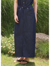 Muscari M Point Denim Long Skirt - MICANE - BALAAN 1