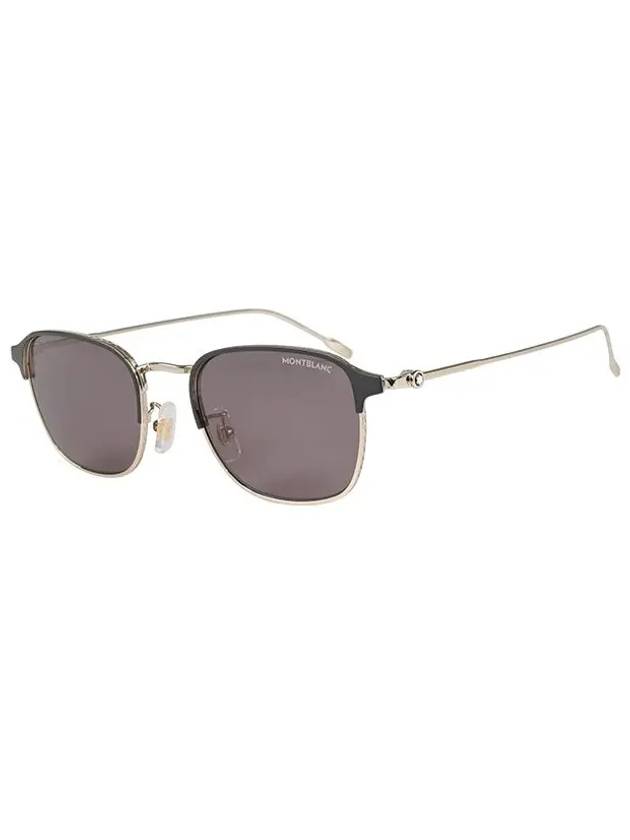 Black Sunglasses Gold - MONTBLANC - BALAAN.