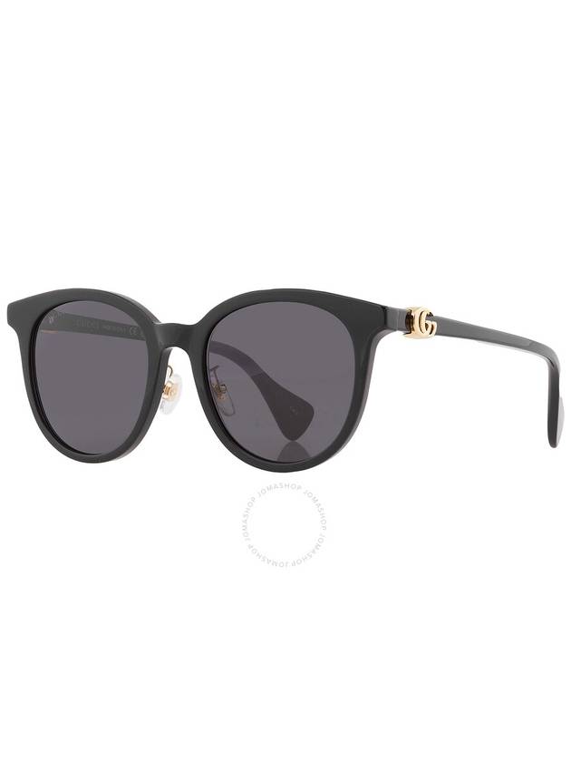 Eyewear Side GG Logo Round Sunglasses Black - GUCCI - BALAAN 4