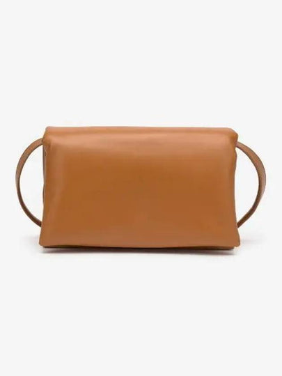 Prisma Medium Leather Shoulder Bag Brown - MARNI - BALAAN 2