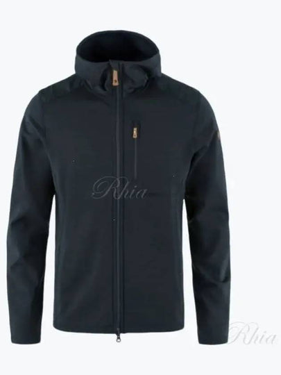 Men's Keb Fleece Hoodie Dark Navy - FJALL RAVEN - BALAAN 2