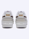 Court Vision Alta Leopard Swoosh Leather Low Top Sneakers White - NIKE - BALAAN 6