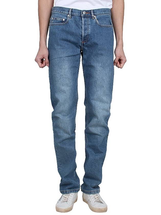 Men's New Standard Stonewashed Denim Jeans Indigo - A.P.C. - BALAAN 3