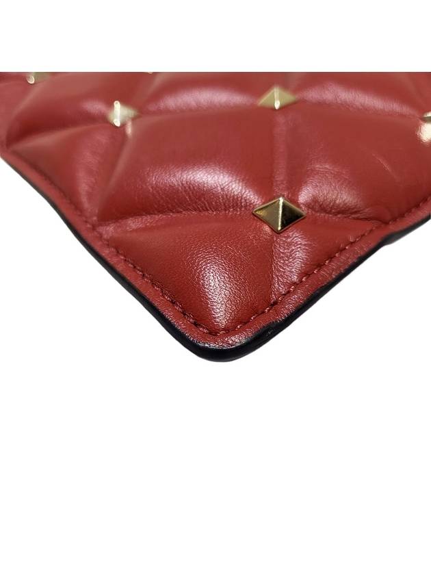 Women s RW2P0Q70NAP Candy Stud Red Clutch Bag - VALENTINO - BALAAN 6