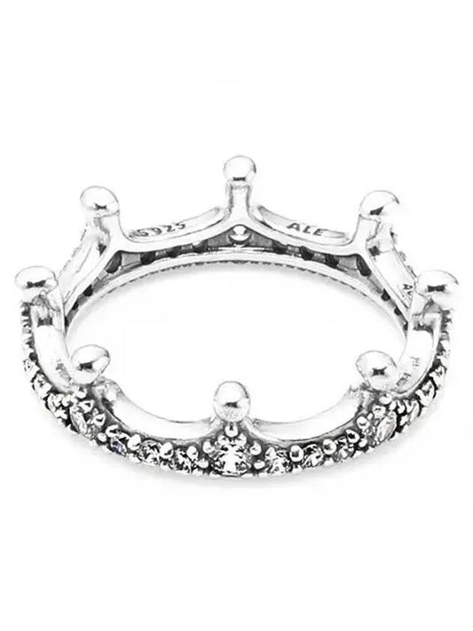 Sparkling Crown Ring Sterling Silver Clear - PANDORA - BALAAN 1