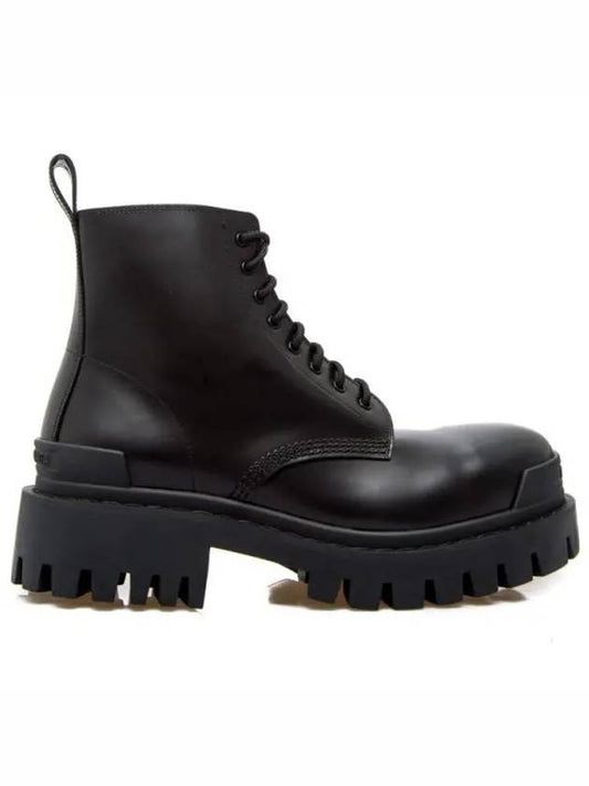 Leather Strike Ankle Boots Black - BALENCIAGA - BALAAN 2