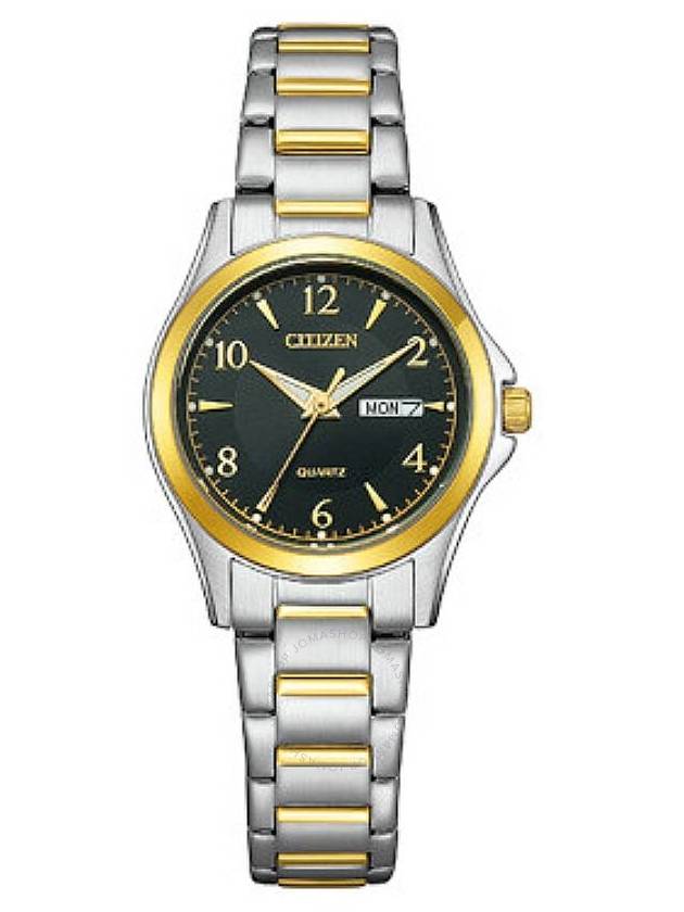 Citizen Quartz Black Dial Two-Tone Ladies Watch EQ0614-52E - CITIZEN - BALAAN 1