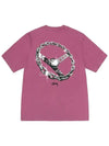 Chain Link Short Sleeve T Shirt Berry - STUSSY - BALAAN 1