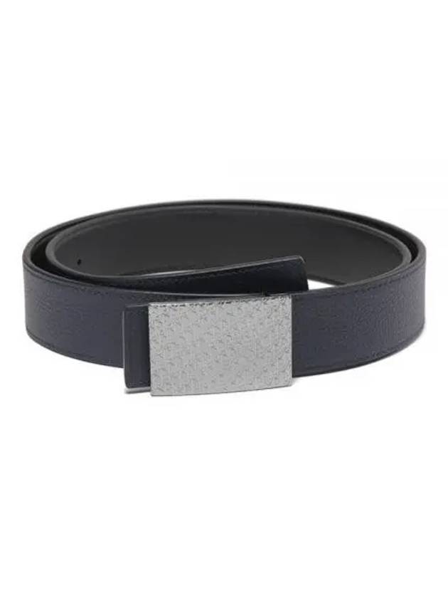 Oblique Buckle Reversible Leather Belt Black - DIOR - BALAAN 2