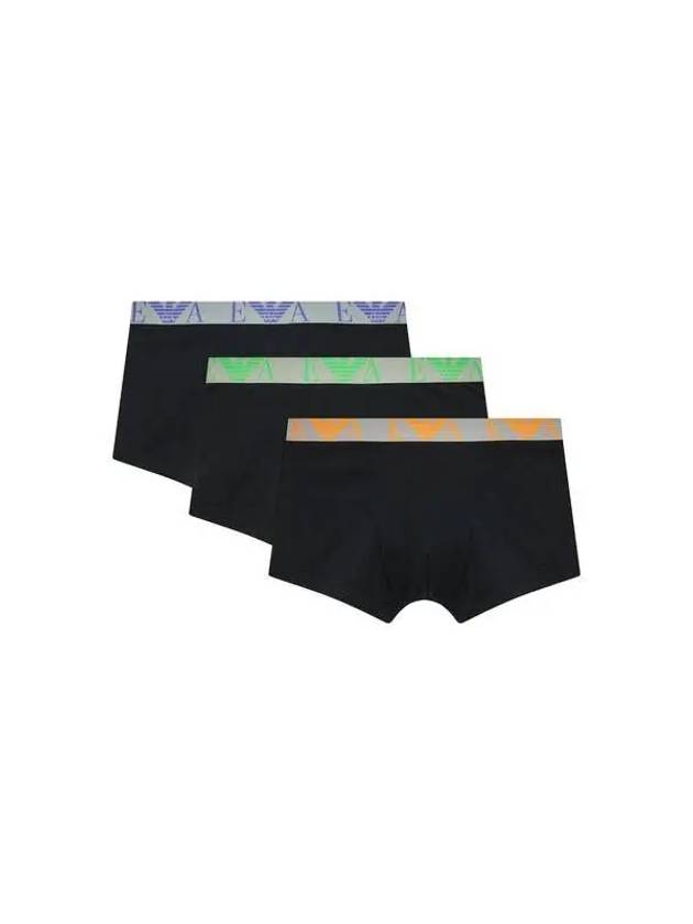 UNDERWEAR Online Exclusive Men s Eagle Logo Band Draw 3PACK Black - EMPORIO ARMANI - BALAAN 1