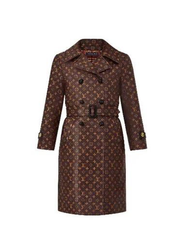 Women s Monogram Belted Trench Coat LVURER69BRW - LOUIS VUITTON - BALAAN 1