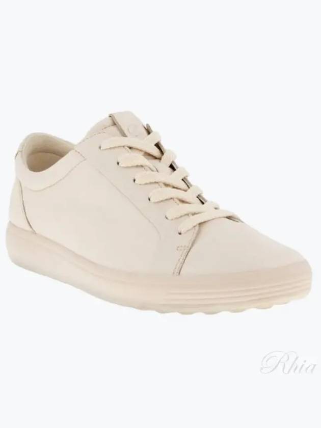 Women's Soft 7 Low Top Sneakers Beige - ECCO - BALAAN 2