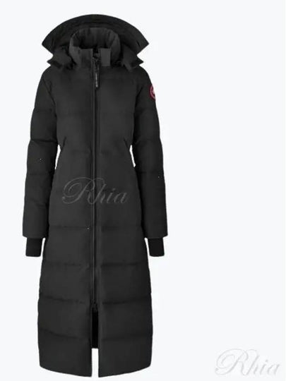 Mystique Satin Long Parka Black - CANADA GOOSE - BALAAN 2