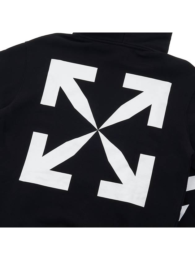 Diag Arrow Printing Hoodie Black - OFF WHITE - BALAAN 11