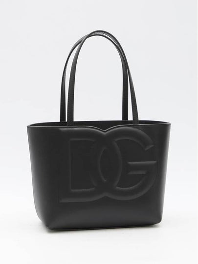 Logo Embossing Small Tote Bag Black - DOLCE&GABBANA - BALAAN 2