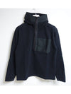 half zipup hood black 22CTCUF08147 - TEN C - BALAAN 3