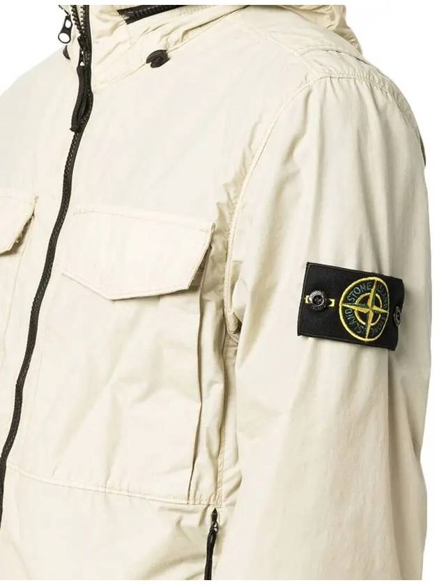 Waffen Naslan Light Watro Zip-up Jacket Beige - STONE ISLAND - BALAAN 5