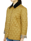 Corduroy Collar Diamond Quilted Jacket Brown - BURBERRY - BALAAN 7