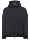 Men's Wappen Patch Naslan Watro Hooded Jacket Black - STONE ISLAND - BALAAN 2