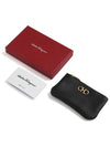 Gancini Leather Coin Key Holder Black - SALVATORE FERRAGAMO - BALAAN 5