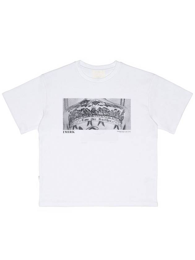 Double cloth LS T shirts White - IMIRK - BALAAN 2