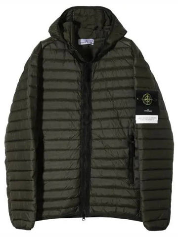 Room Weven Chambers Recycled Nylon Down Lightweight Hooded Jacket Packable Jumper Men s Padding - STONE ISLAND - BALAAN 1