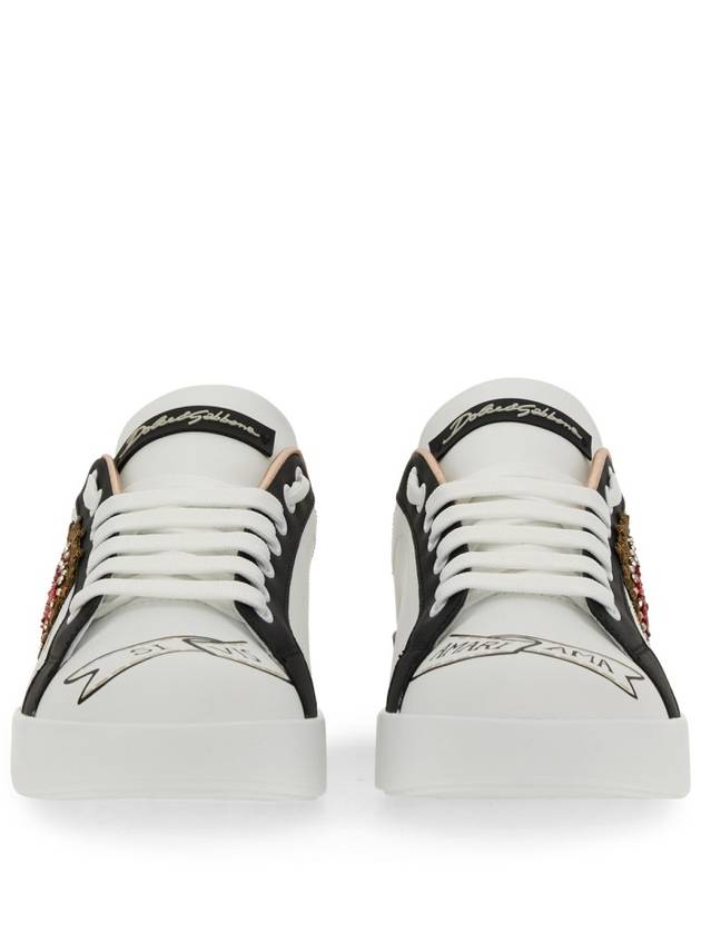 Portofino low-top sneakers white - DOLCE&GABBANA - BALAAN 18