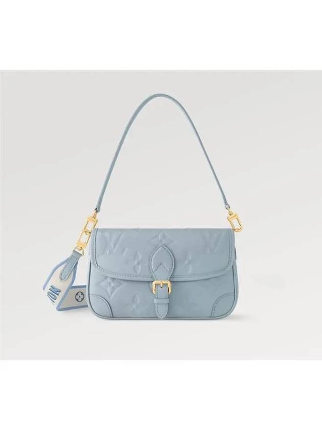 Diane Monogram Empreinte Leather Shoulder Bag Blue - LOUIS VUITTON - BALAAN 2