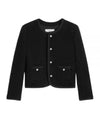 Chelsea Cashmere Bouclette Natté Jacket Black - CELINE - BALAAN 2