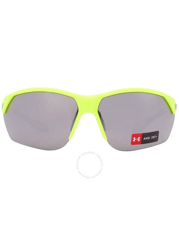 Under Armour Silver Sport Men's Sunglasses UA COMPETE 0IE/QI 75 - UNDER ARMOUR - BALAAN 1