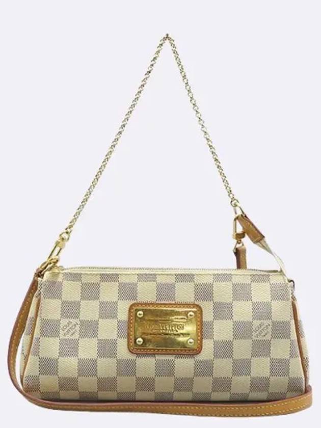 N55214 Damier Azur Canvas Eva Clutch 2WAY - LOUIS VUITTON - BALAAN 1