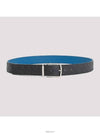 Intrecciato Reversible Leather Belt Black Blue - BOTTEGA VENETA - BALAAN 2