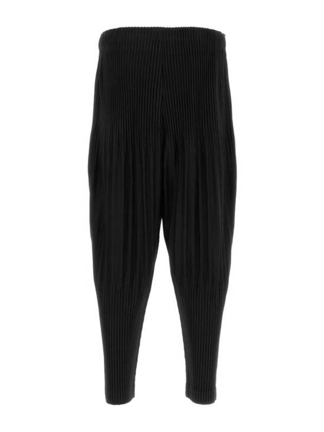 Pleated Wide Pants Black - ISSEY MIYAKE - BALAAN 3